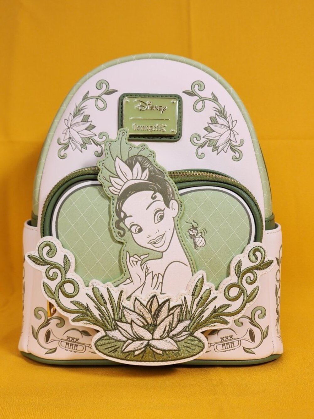 Loungefly Disney The Princess and the Frog Tiana Bayou Tonal Mini Backpack NEW